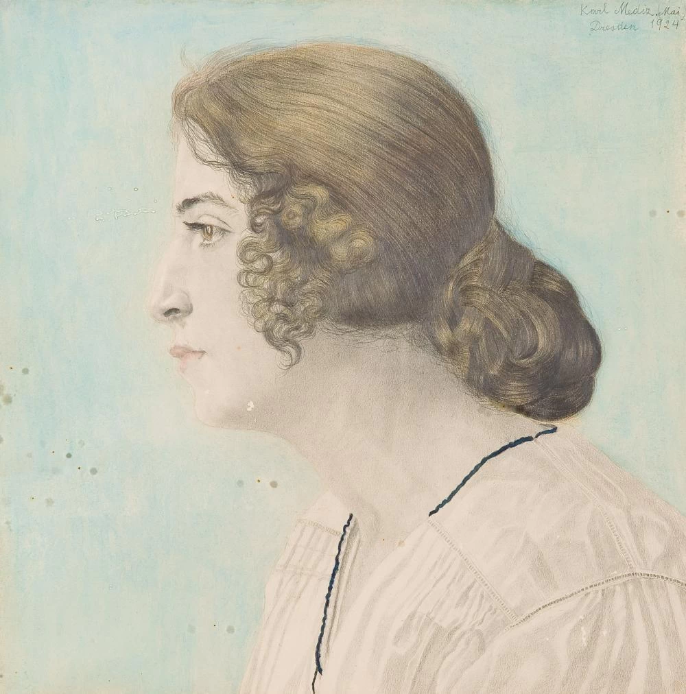 Ritratto in azzurro, 1924